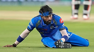 AP : File photo of Hardik Pandya in action during match 8 of Indian Premier League 2024 between Mumbai Indians and Sunrisers Hyderabad.