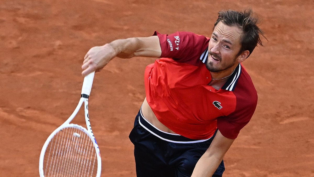 Daniil Medvedev slumped out in Rome.