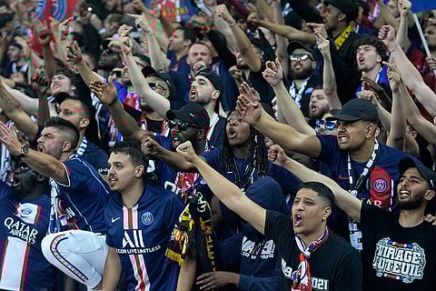 French Cup final soccer match