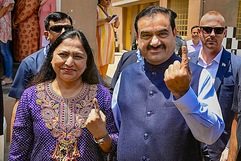 Gautam Adani votes for 3rd phase