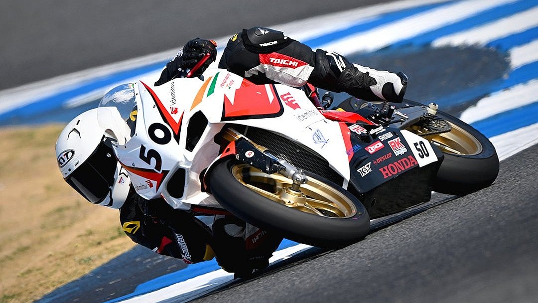 X | Honda Racing India : Kavin Quintal.