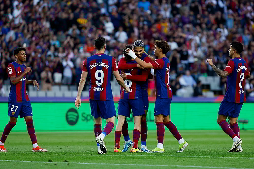 | Photo: AP/Joan Monfort : La Liga: Barcelona Vs Rayo Vallecano