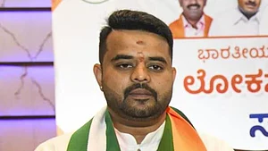 PTI : JD(S) leader Prajwal Revanna |