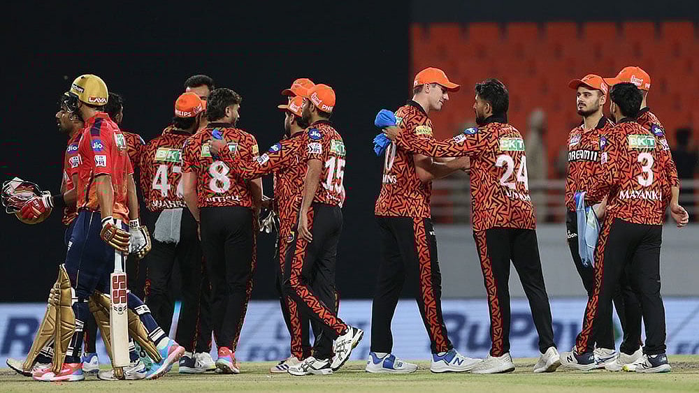 Photo: AP/Surjeet Yadav : SRH vs PBKS IPL 2024 Live Score: Sunrisers Hyderabad (SRH) take on Punjab Kings (PBKS) at the Rajiv Gandhi International Stadium.