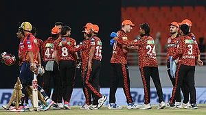 Photo: AP/Surjeet Yadav : SRH vs PBKS IPL 2024 Live Score: Sunrisers Hyderabad (SRH) take on Punjab Kings (PBKS) at the Rajiv Gandhi International Stadium.