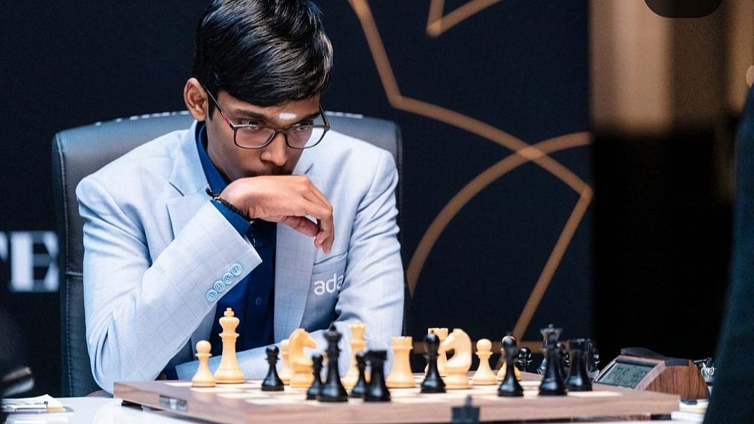 X/Praggnanandhaa : File photo of India's 18-year-old chess grandmaster R Praggnanandhaa.
