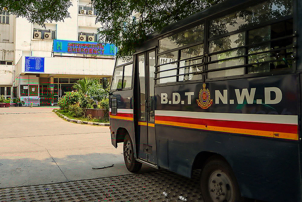 | Photo: PTI : Delhi hospitals receive bomb threat