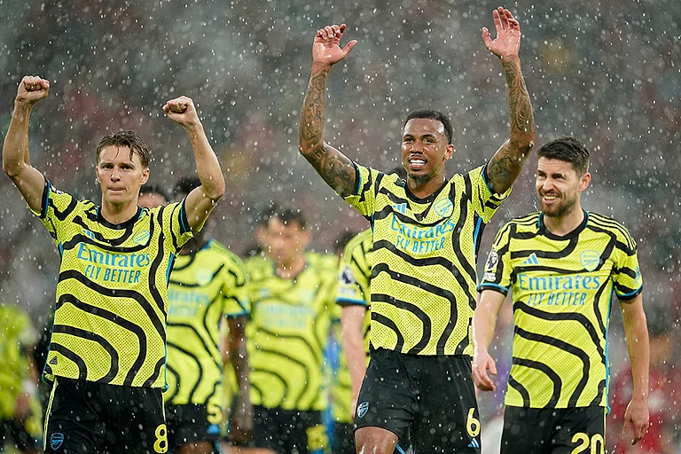 EPL 2023-24: Manchester United vs Arsenal - | Photo: AP/Dave Thompson