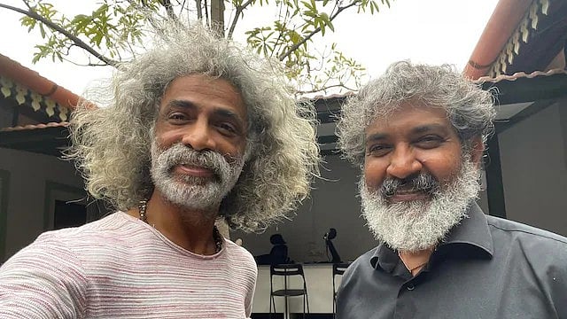 Instagram : Makarand Deshpande and SS Rajamouli