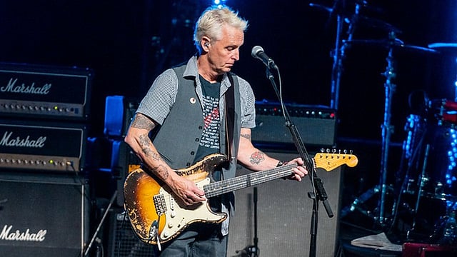 Watch: Pearl Jam's Mike McCready Falls Off Stage At Dark Matter World Tour, Continues To Play