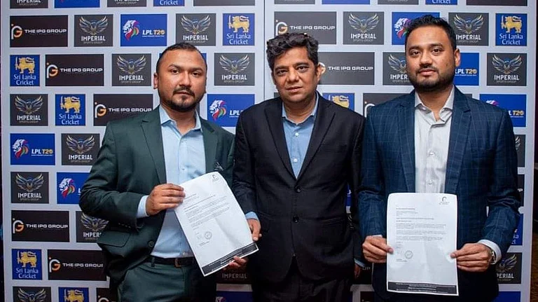 The Dambulla franchise was bought by Imperial Sports Group, led by Bangladeshi entrepreneurs Tamim Rahman and Golam Rakib. - Photo: X/ @sm_wajith