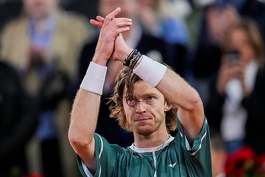 Madrid Open 2024: Carlos Alcaraz Loses To Andrey Rublev In Quarter-Finals - In Pics