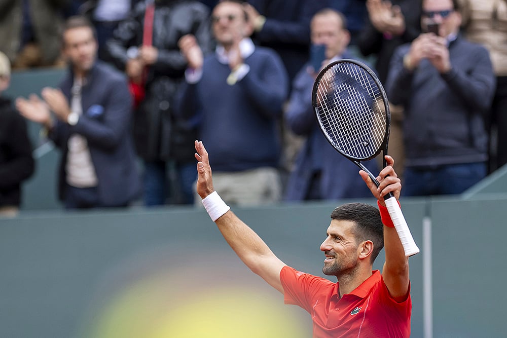 | Photo: Martial Trezzini/Keystone via AP : Geneva Open: Novak Djokovic vs Tallon Griekspoor