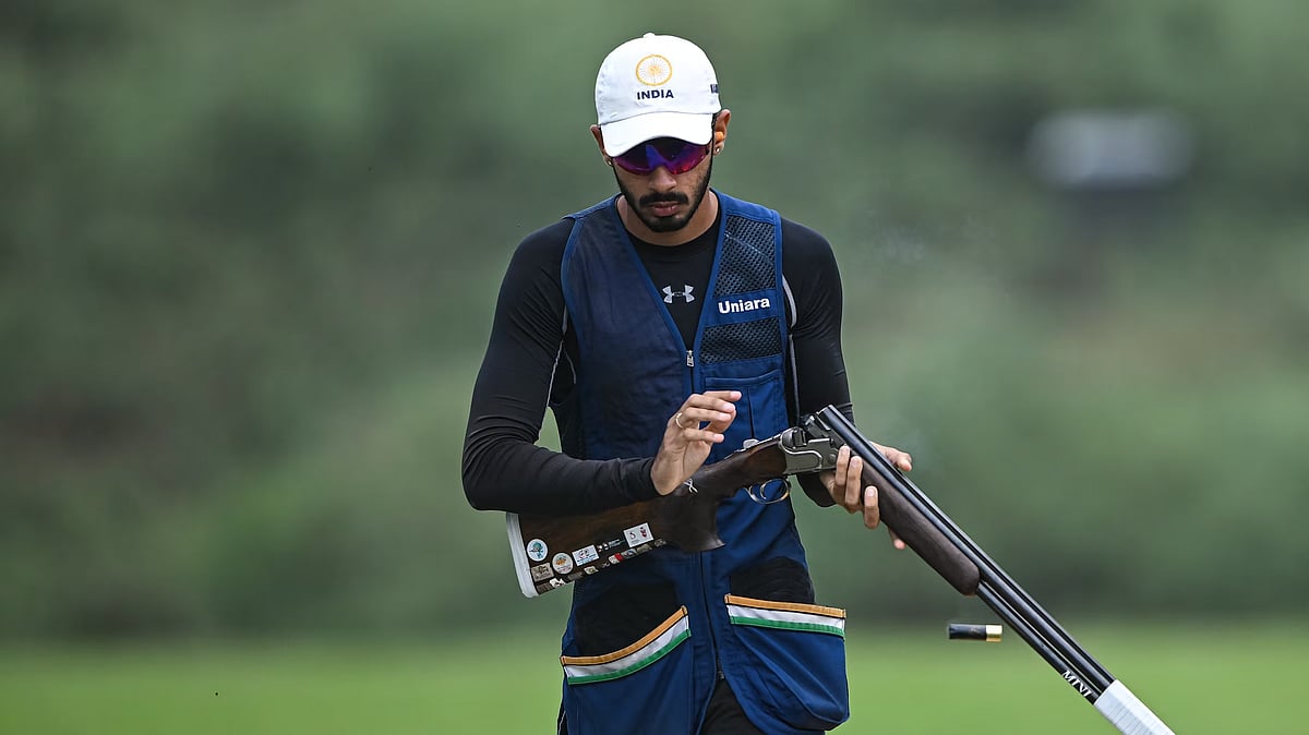 Anant Jeet Singh Naruka was the best Indian on show, returning a score of 72 after three rounds of qualifying at the ISSF World Cup in Baku. - File