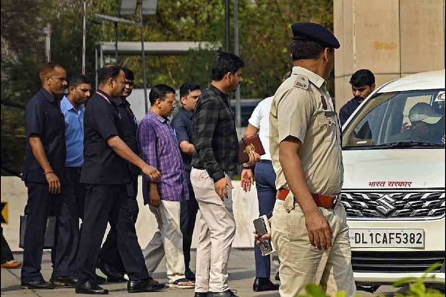 PTI : Delhi Chief Minister Arvind Kejriwal in ED custody |