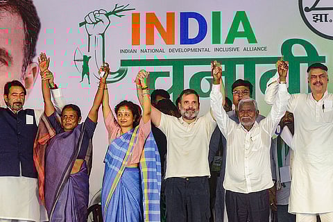 Rahul Gandhi in West Singhbhum