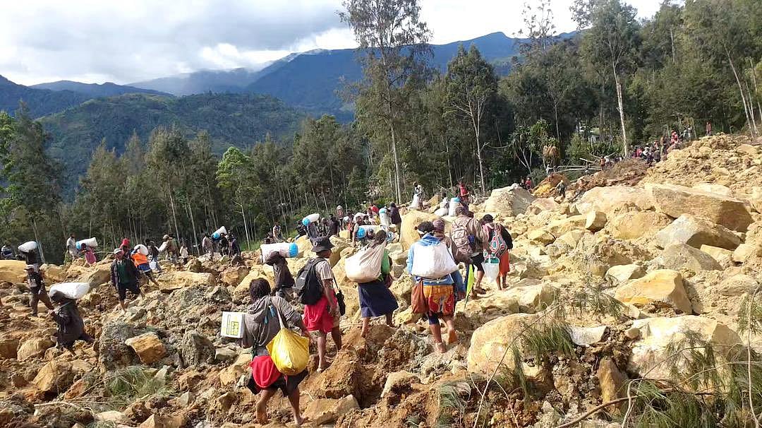 Reuters : Emergency services are trying their best to continue rescue ops amid difficult conditions. 