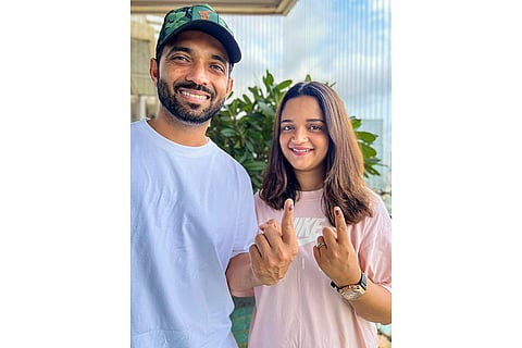 Ajinkya Rahane votes for 5th phase