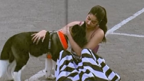 Instagram : Janhvi Kapoor with Saitama