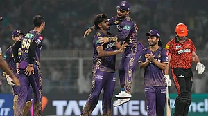 Photo: AP/Bikas Das : IPL 2024: KKR vs SRH