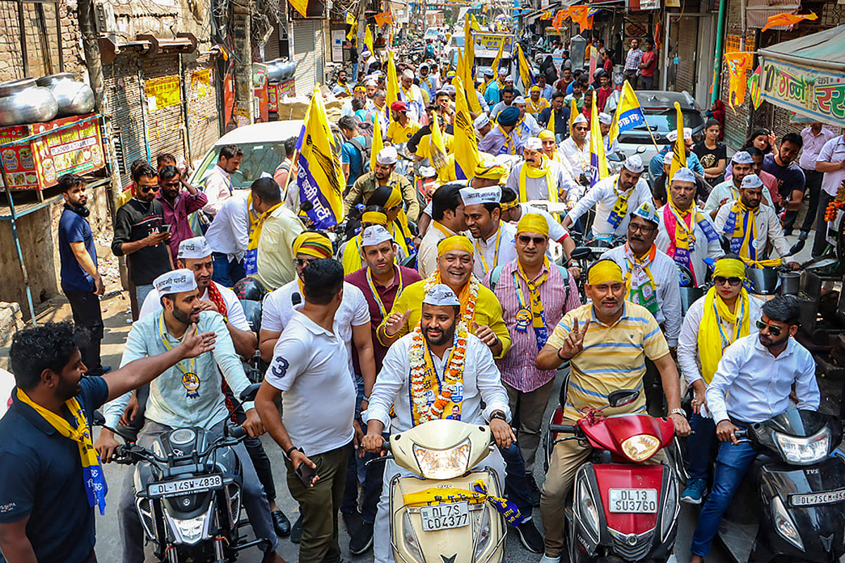 Lok Sabha poll: AAP bike rally