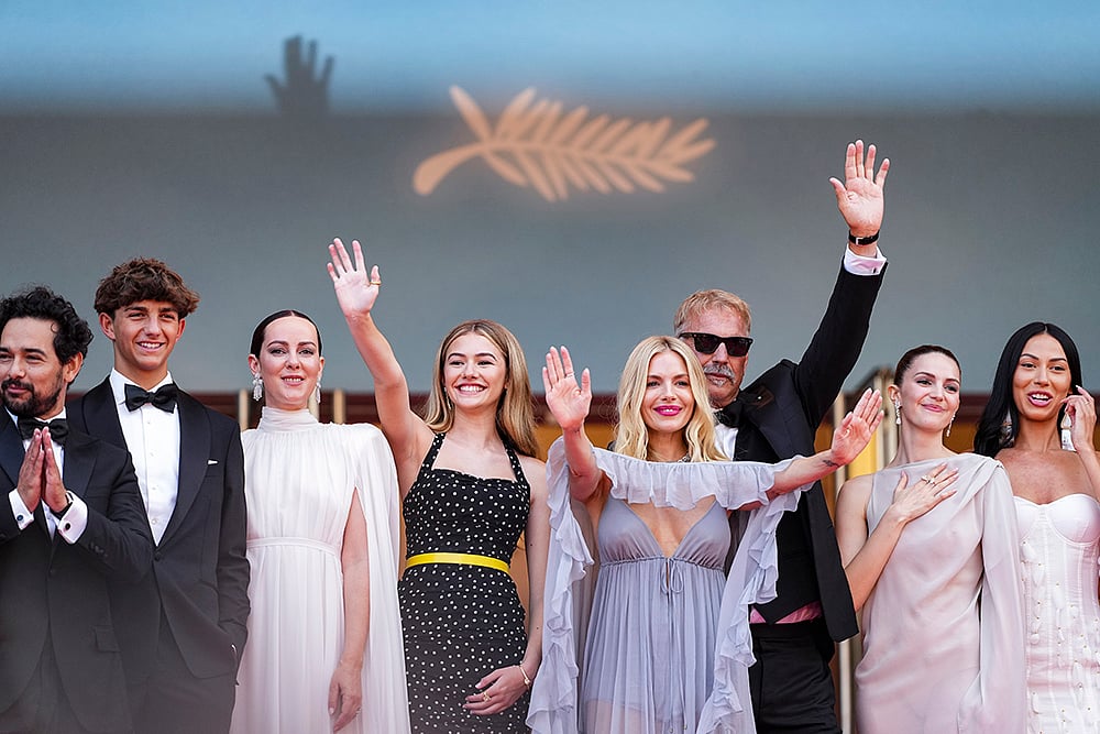 | Photo by Scott A Garfitt/Invision/AP : Cannes 2024 Horizon- An American Saga Red Carpet