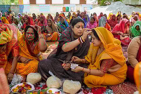 Smriti Irani in Amethi