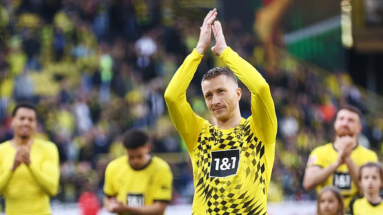 Marco Reus is leaving Borussia Dortmund at the end of the season. - null