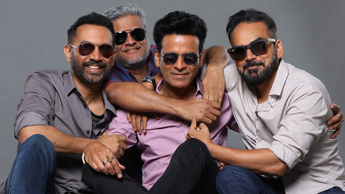 Instagram : Raj & DK With Manoj Bajpayee