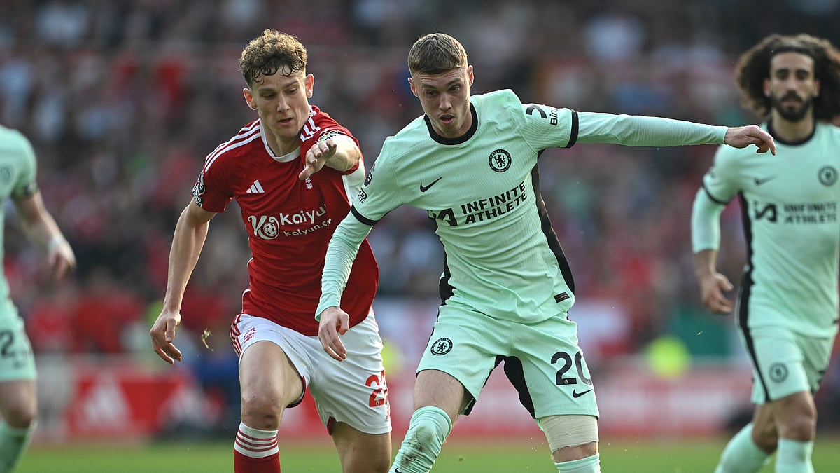 Cole Palmer in action for Chelsea against Nottingham Forest