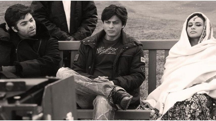 Instagram : Karan Johar, Shah Rukh Khan, Rani Mukerji on 'Kabhi Alvida Naa Kehna' Sets