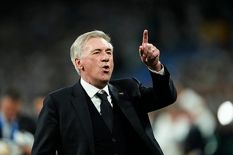 Real Madrid's coach Carlo Ancelotti