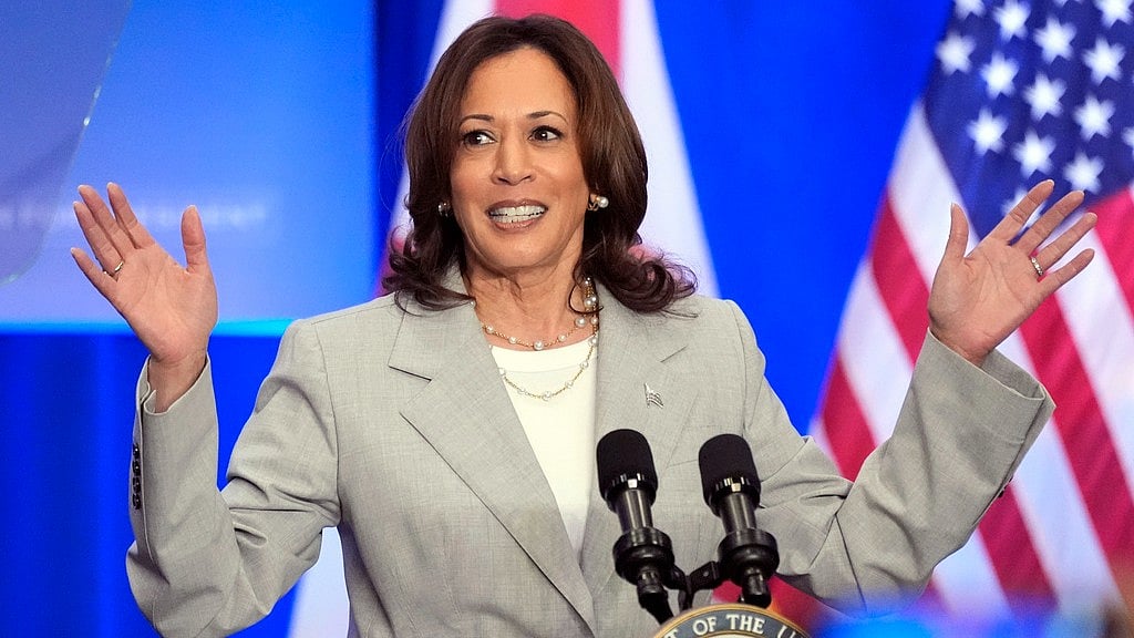 Vice President Kamala Harris speaks about the implementation of Florida's extreme abortion ban at an event Wednesday, May 1, 2024, in Jacksonville, Fla.  - AP