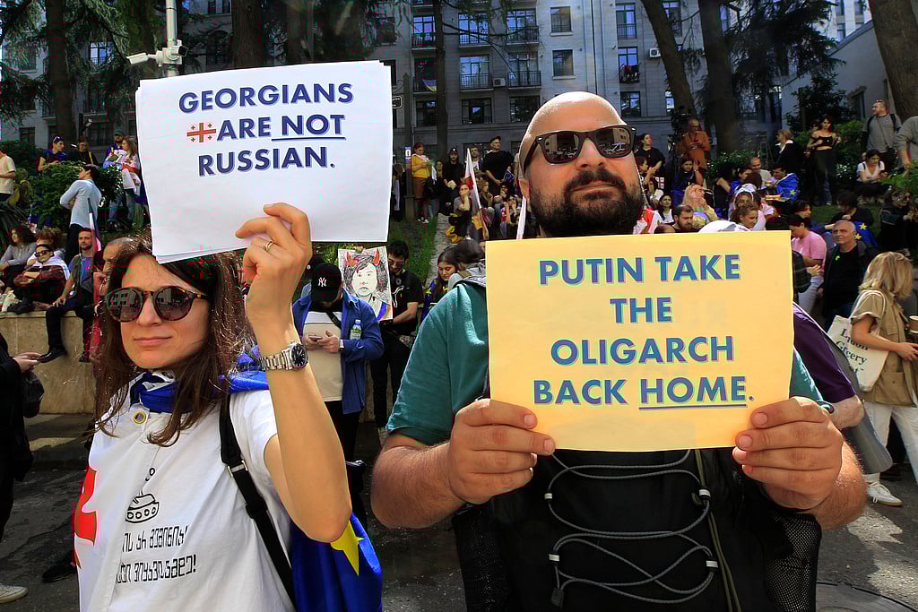 AP  : Georgia Overrides Presidential Veto to Enact Foreign Influence Bill on May 28 