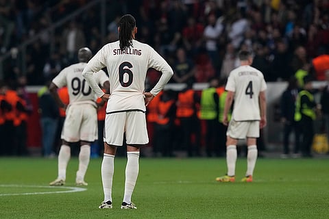 Roma Players after match