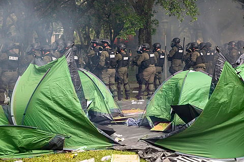 Israel Palestinians Campus Protests