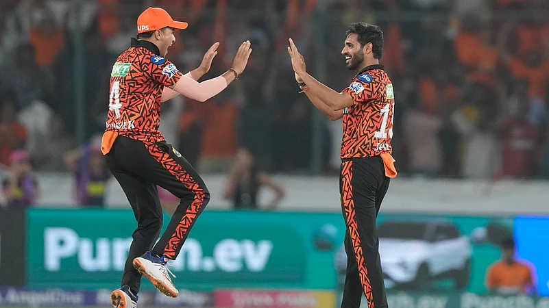 Bhuvneshwar Kumar, SRH vs RR, IPL 2024, AP Photo