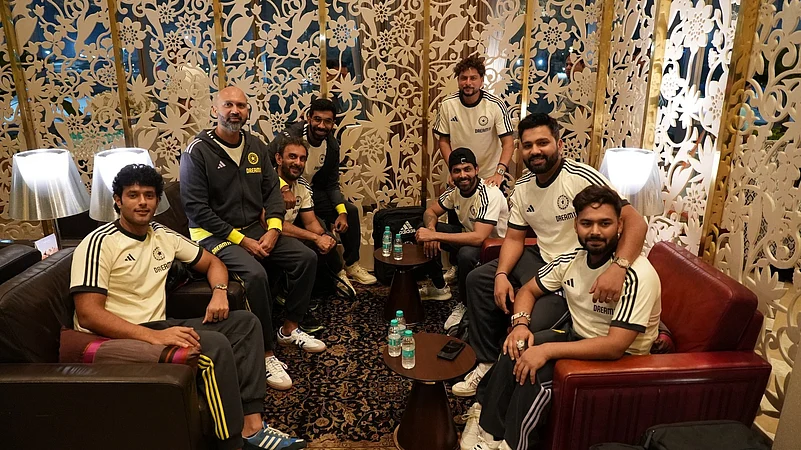 Indian team leaves for T20 World Cup in USA, BCCI photo