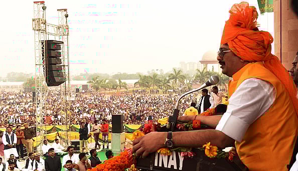 (Photo by Subhankar Chakraborty/Hindustan Times via Getty Images) : Raghuraj Pratap Singh (Raja Bhaiya)