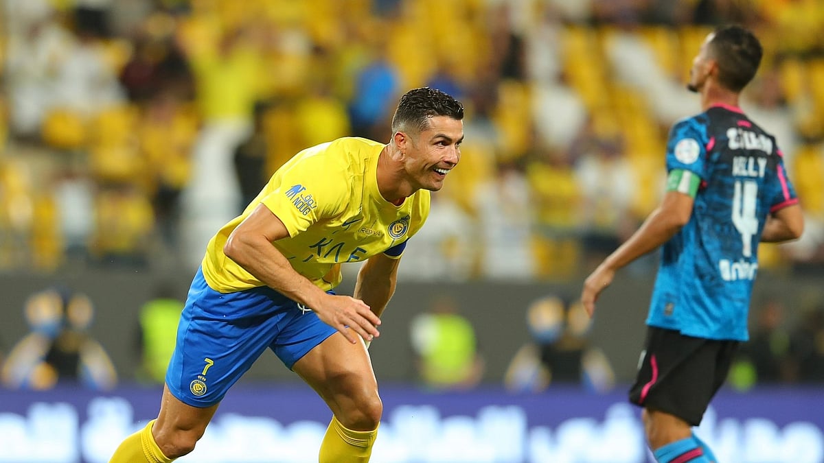 X/@AlNassrFC_EN : Cristiano Ronaldo against Al-Wehda