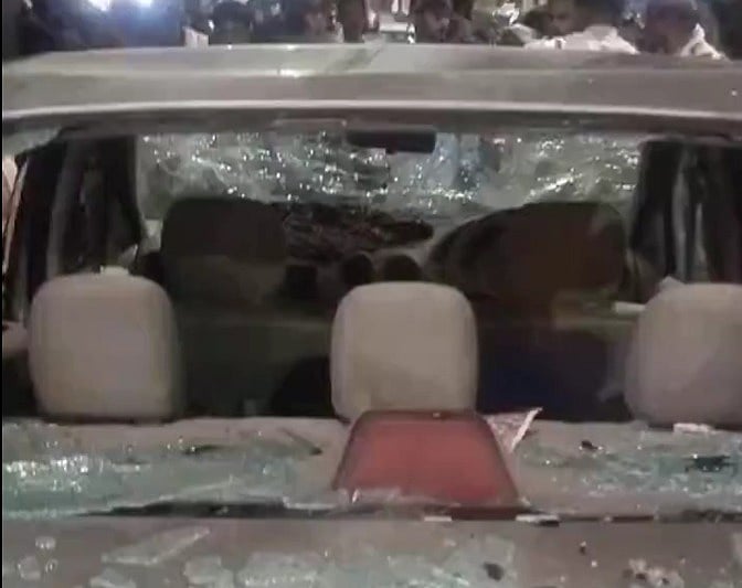 Mob vandalises car after it hits 3 people including a child in Maharashtra's Nagpur