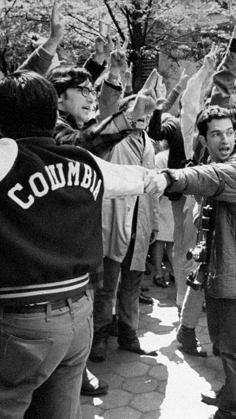 Protests At Columbia University in 1968