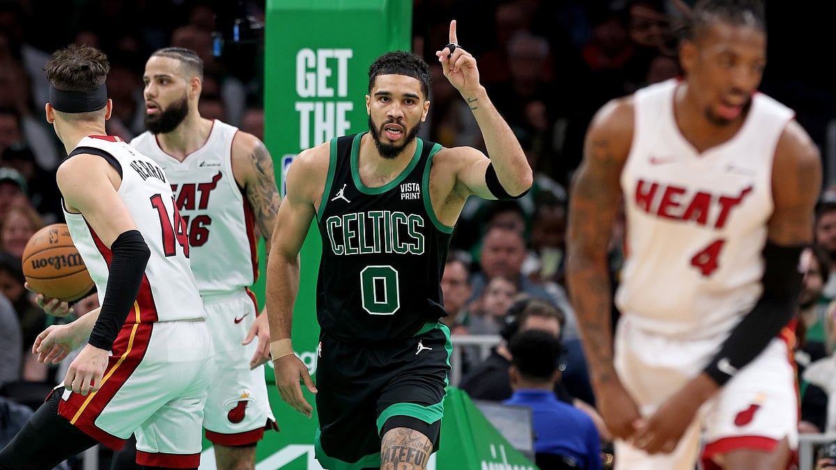 The Celtics never trailed and rolled into the Eastern Conference semifinals with an easy win while the Mavs went up 3-2 on the Clippers - null