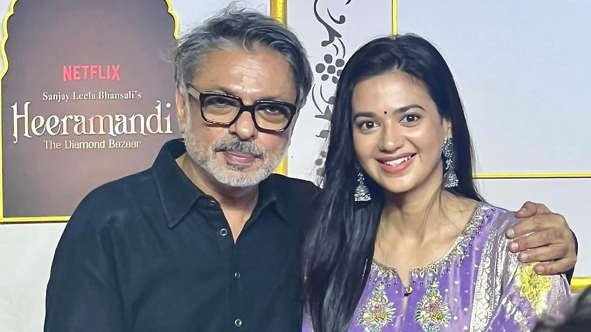 Instagram : Sanjay Leela Bhansali with Shruti Sharma