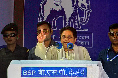 Mayawati in Agra