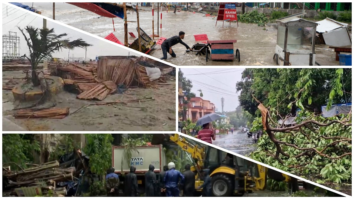 PTI and AP : Cyclone Remal Set To Weaken; Heavy Rains, Strong Winds Uproot Trees, Lead To Flight Cancellations 