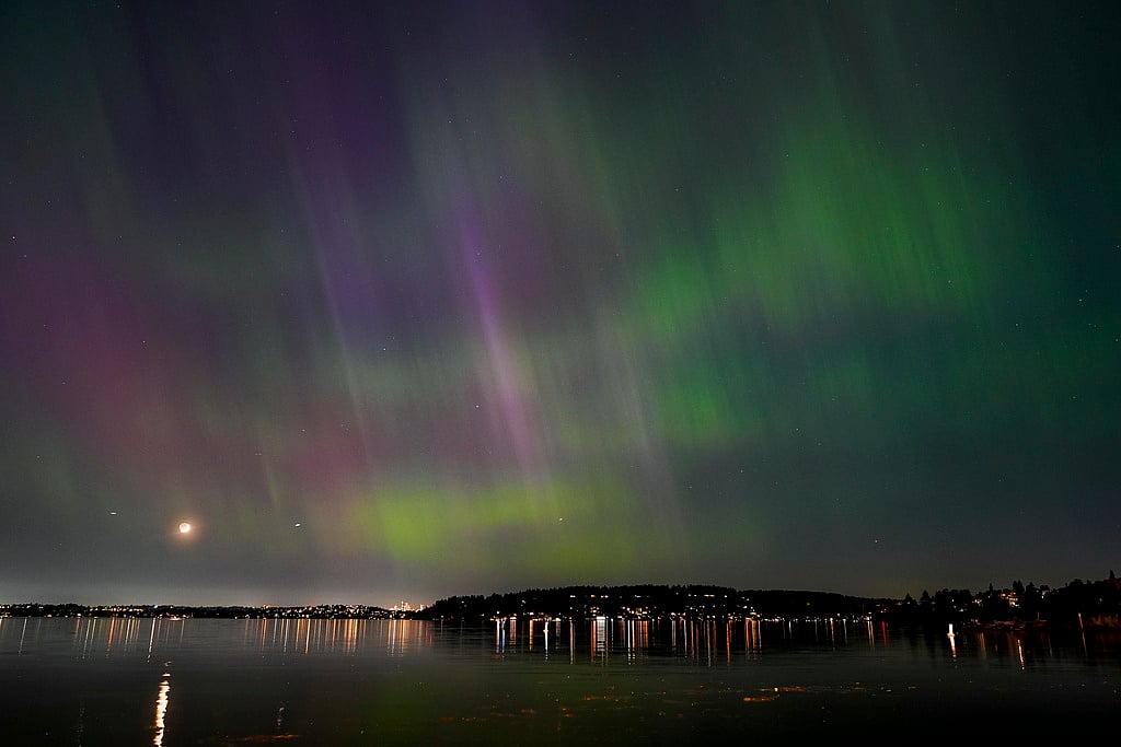 | AP  : Strongest Solar Storm In 2 Decades Light Up Night Skies With Aurorae 