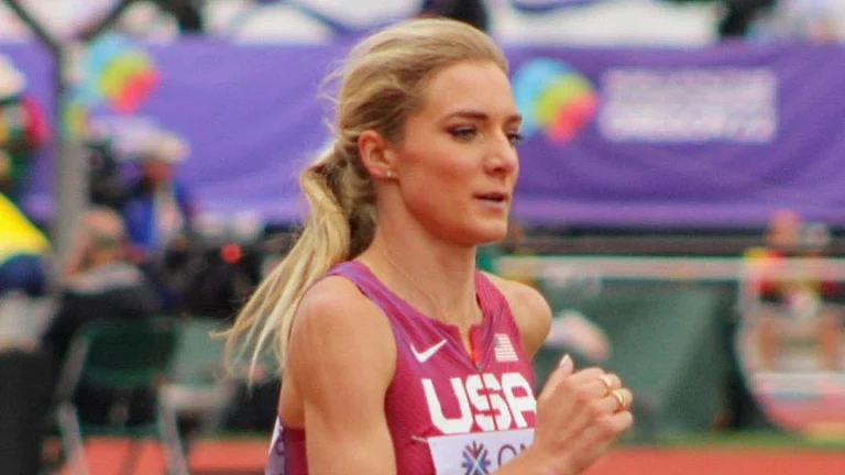 Three-time U.S. Olympian Emma Coburn. - null
