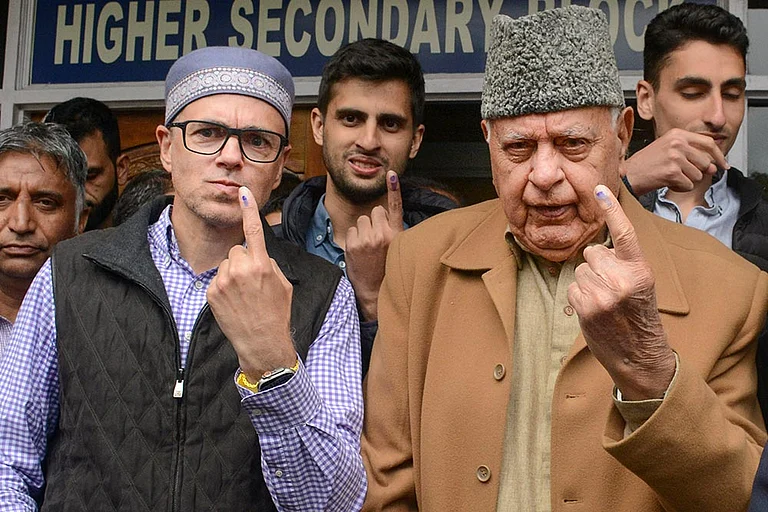 LS Polls: 4th Phase of Polling in Srinagar - Photo: PTI