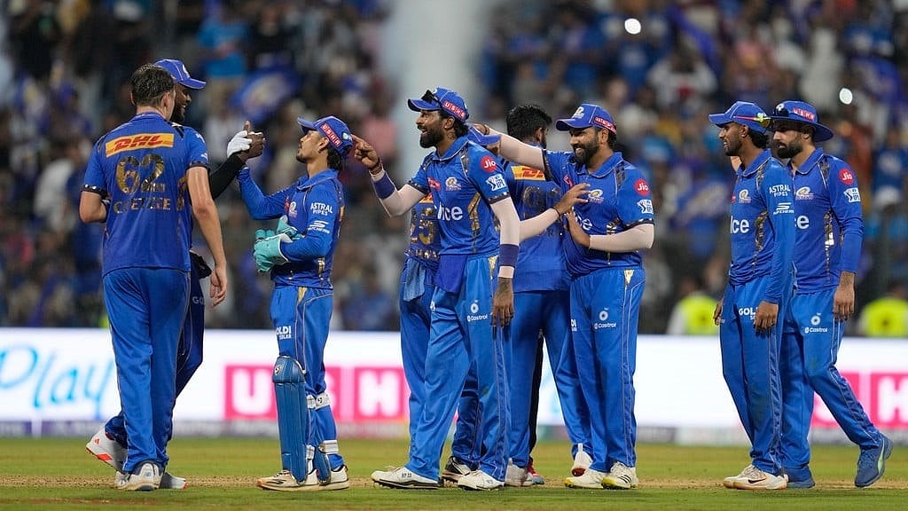 Mumbai Indians take on Kolkata Knight Riders in IPL 2024. - AP/Rafiq Maqbool